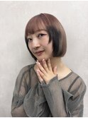 ボブ/デザインカラー/ブリーチ
