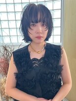 ユイマァル 岡山店(YUIMARL)&nbsp;アンブレラカラー×ショートウルフ