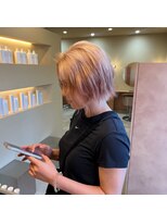 トパキュー(topa cue)&nbsp;ホワイトベージュ×ルーツカラー