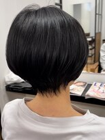 アパートメントヘアー&nbsp;佐賀/ショート/髪質改善カラー/ボブ/30代40代50代/丸みボブ