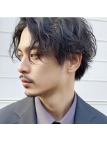 モンド ヘアクリエーション 西田店(monde hair creation)&nbsp;【monde】メンズ×センターパート×ニュアンスパーマ×髪質改善