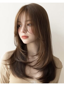 hum 立川【ハム】髪質改善・酸性ストレート・縮毛矯正 ココアベージュ/オリーブグレー/小顔/黒髪[立川/髪質改善]