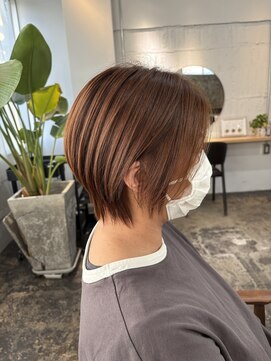 サイ(sai) 【江幡担当】ショートヘア×ベージュカラー