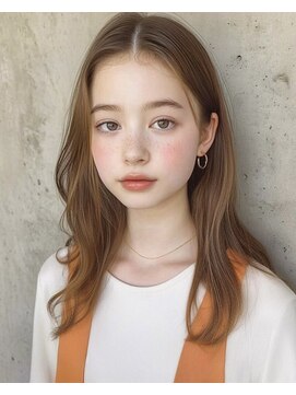 ハム 立川(hum) ココアベージュ/オリーブグレー/小顔/黒髪[立川/髪質改善]