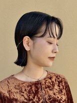 シェル(SHEL)&nbsp;オイルでツヤっと◎上品に見える大人ボブの大正解。（サイド）