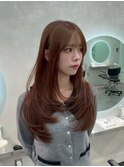 ダークアッシュ/似合わせカット/ミディアムレイヤーカット