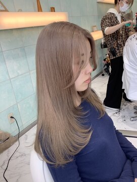 ハーツヘアーズ 五日市店(HEARTS hair's) レイヤー／ミルクティー／ダブルカラー