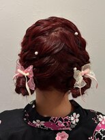 ヘアセット アリエス 新宿駅前店(aries)&nbsp;ツインお団子