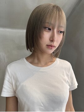 ニキータ(Nikiita) 【rico style】ミルクティーグレージュ/グレージュ/ボブレイヤー