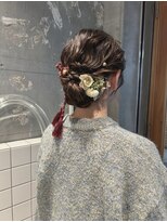 パプレ(PAPRE)&nbsp;振袖ヘアアレンジ