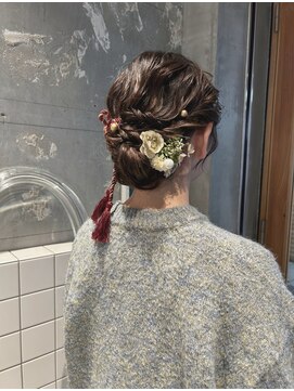 パプレ(PAPRE) 振袖ヘアアレンジ