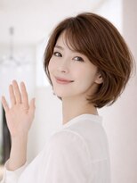 クロム(CHROM) 40代50代60代ショート白髪ぼかしハイライト髪質改善/入間