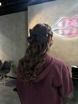 キッススワン(KISS SWAN)&nbsp;【＊リボンとハーフアップ＊】