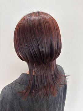 ロッカ(ROCCA) ブリーチなしで叶える艶感チェリーレッド×ネオウルフ