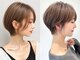 アフロートリノ(AFLOAT Leino)の写真/骨格補正カットで小顔魅せ!ごまかし利かないショート!卓越した技術をご提供!