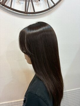 インパークス 町屋店(hair stage INPARKS) 黒髪ロング髪質改善縮毛矯正【町屋店】