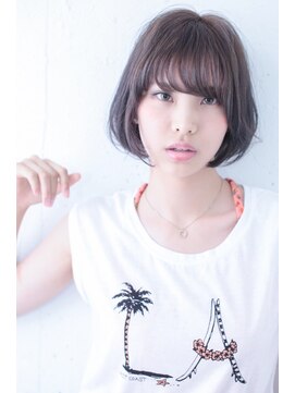 ブルーフェーセス 表参道(blue faces) 『bluefaces』うざバングボブ　透明感アッシュ