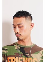 メリケンバーバーショップ フクオカ(MERICAN BARBERSHOP FUK)&nbsp;クラウドマッシュテクノセミウェットワイルドツーブロック57