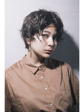 バッテリー ヘアアンドメイク 御幣島店(Battery hair&make) スモーキーアッシュ