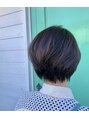 ヘアアンドケア エジェリラボ(hair&care egerie lab)&nbsp;癖毛を活かしてハンドブローで仕上げられるショート。