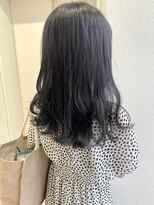ヘアーデザイン リボン(hair design Ribon) ダークブルーグレージュ