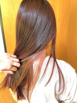 六本木美容室 西麻布店 インナーカラーピンク◎イルミナカラー