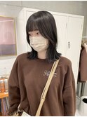 透明感のあるグレージュカラー《misaki》