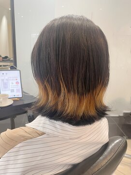 ラブクロムトーキョー オモテサンドウ(LOVECHROME OMOTESANDO) 狐カラー☆デザインカラー　大人ガーリー