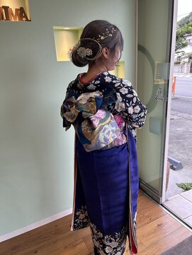 コアフィールみま 鳴門店 成人式ヘアセット