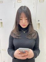 ミニヨン バイ ハピネス 高の原店(mignon by Happiness)&nbsp;レイヤーロング　髪質改善カラー