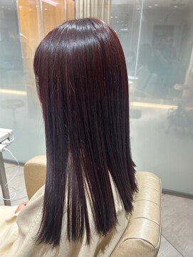 エルズ ヘアー L's hair パープルブラウン
