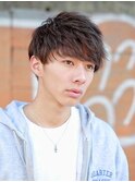 スラッシュツーブロックモヒカン ツイストパーマ
