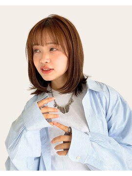 ジュール 銀座(Joule) 銀座駅/ブリーチなしダブルカラー/酸性ストレート/韓国/韓国ヘア