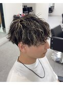 マッシュ波巻きスパイラルパーマ静岡メンズ