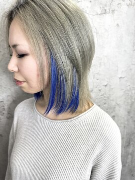 ルーツアイリー 心斎橋(ROOTS IRIE) 10代20代30代シールエクステインナーカラーブルーイメチェン