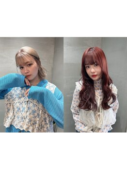 透明感カラー,ハイライトなどのデザインカラーや大人女性のグレイカラーまで幅広く対応［髪質改善/八王子］