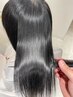 【☆人気No.3】【髪質改善】つるつるオイルストレートパーマ/￥20900