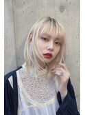 ミディアム/ブロンド/似合わせ/トリートメント/lana hair新宿】