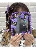 推しカラーたっぷり！編みたらしハーフツイン♪_ユウ
