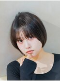 takano style】丸みと前髪でつくる小顔ボブ