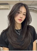池袋駅/ブリーチ/ダブルカラー/縮毛矯正/レイヤーカット/韓国
