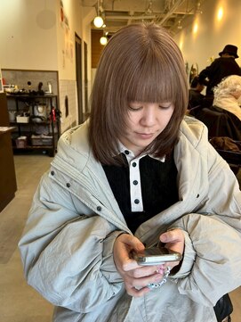 ラック 津田沼(LUCK) グレージュダブルカラーインナーカラーケアブリーチ