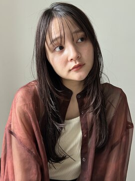 ディッセンバー 渋谷(December) 【December】小顔カット/ブリーチなしオリーブベージュ