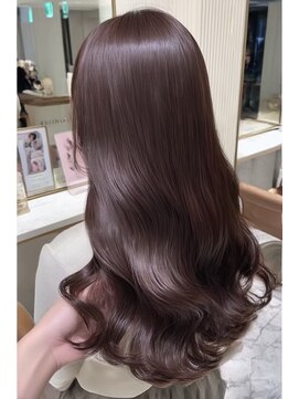 ケシキ 表参道 原宿(kesiki.) ミディアムレイヤー顔周りレイヤーハッシュカット韓国へア