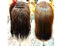 ラヴィソン ヘアー(RAVISSANT HAIR)の雰囲気（白髪染めやエイジング毛でお悩みの方は縮毛矯正専門店で）