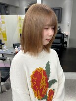 アロ 大阪梅田(alo)&nbsp;【苗代萌】ブリーチ2回キャラメルベージュ