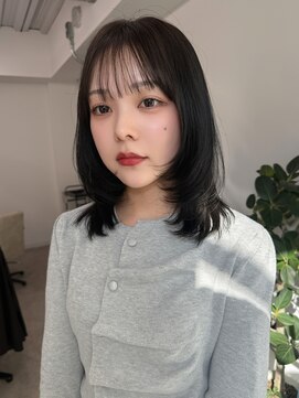 クイ(quii) ★韓国ウルフハッシュカット/レイヤーカット前髪顔周り
