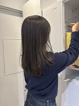 ローレンジウ(LOREN JU) 着物ヘア/ダークアッシュ/ミディアムレイヤーカット/名古屋名駅