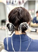 ふわふわツインシニヨン