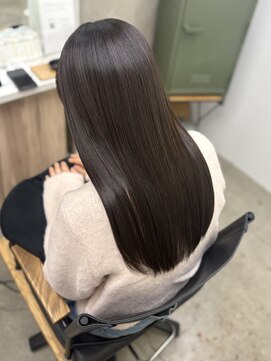 コタン(COTAN) チョコレートブラウン×髪質改善トリートメント.20代〈中路〉